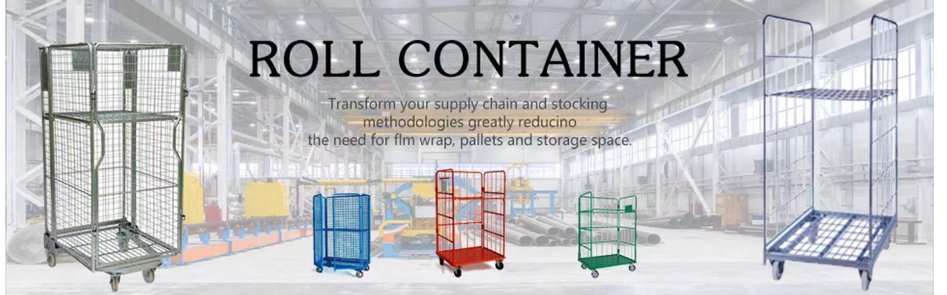 Roll kontejner, drátěná kontejner, paleta klece,Qingdao Rewell Logistics Equipment Co., Ltd